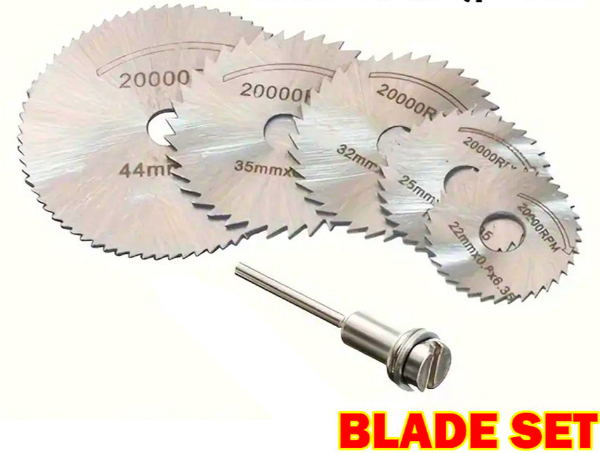 6PCS HSS Circular Saw Blade High Speed Steel Drill Rotary Tool Cutting Disc For Metal Wood Cutter Disk Power Tools Set Kit