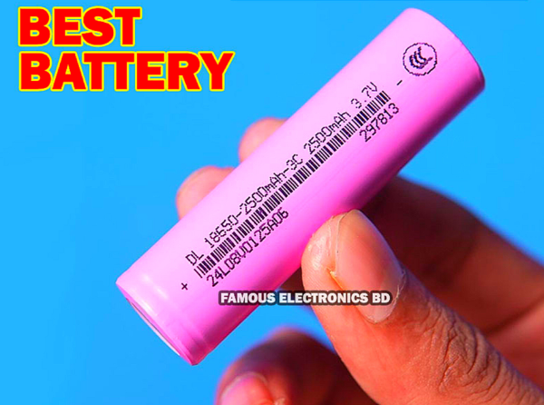 INR18650 2600mAh Band New 3.7V Rechargeable Lithium-Ion Battery