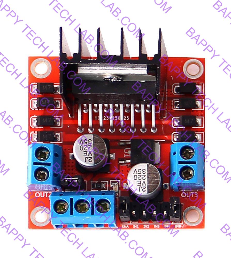 L298N Dual H-Bridge Motor Driver Module ব্যবহার করে সহজেই DC Motor এবং Stepper Motor নিয়ন্ত্রণ করা যায়। এটি Arduino, ESP32, Robot Car এবং DIY Electronics Project-এর জন্য অত্যন্ত জনপ্রিয় একটি মোটর ড্রাইভার মডিউল।
